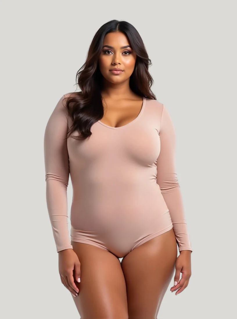 Curvekind Long Sleeve Bodysuit