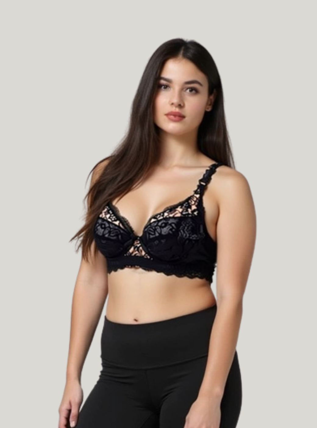 Curvekind Wireless Lace Bra