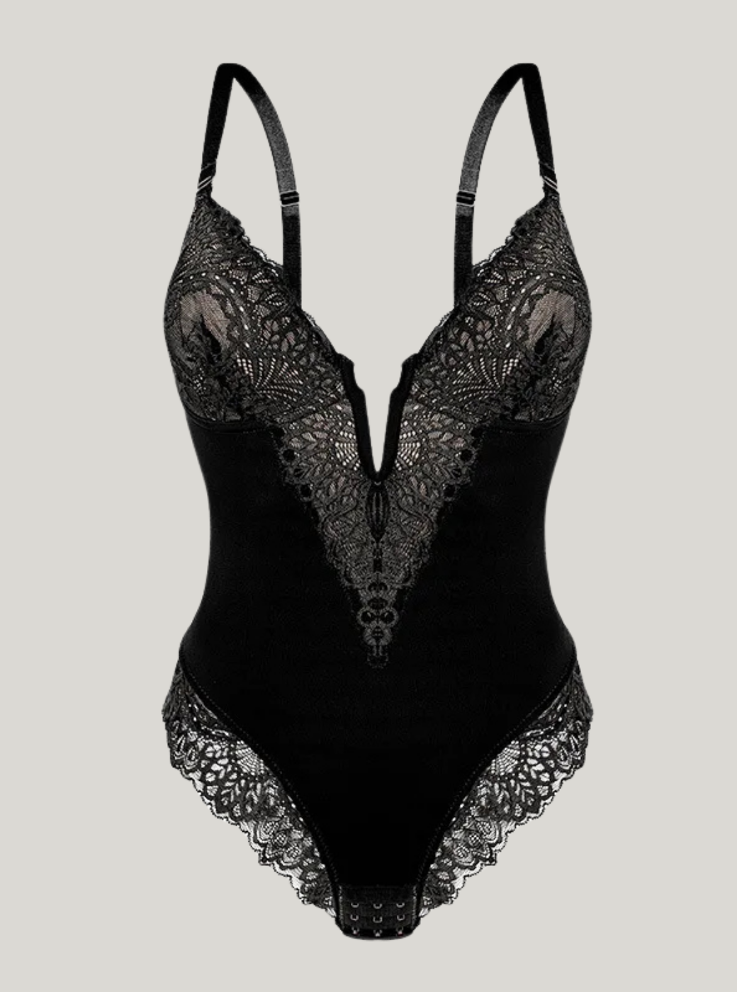 Curvekind Half Laced Bodysuit